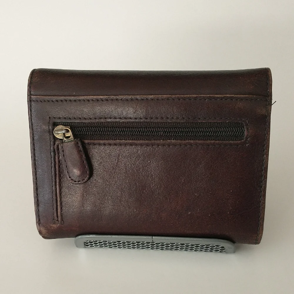 Boulder Ridge Classic Brown Leather Men's Wallet